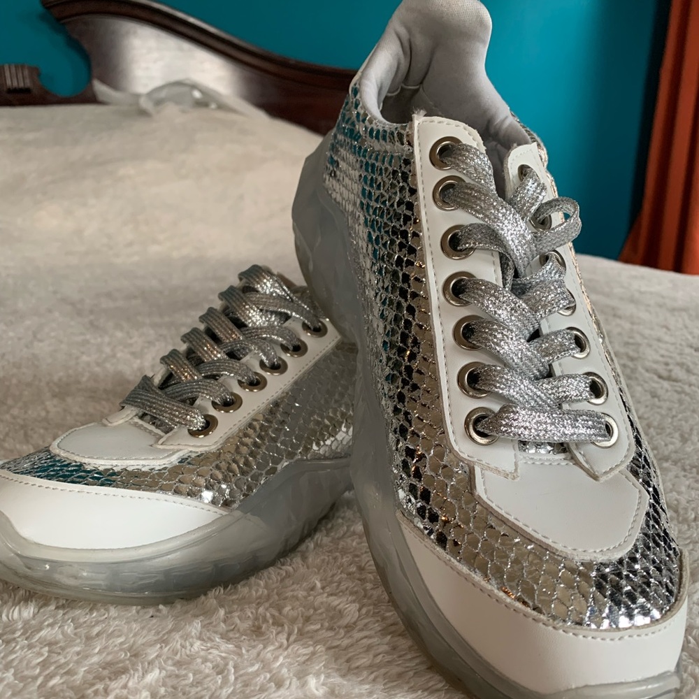 Flashy sneakers